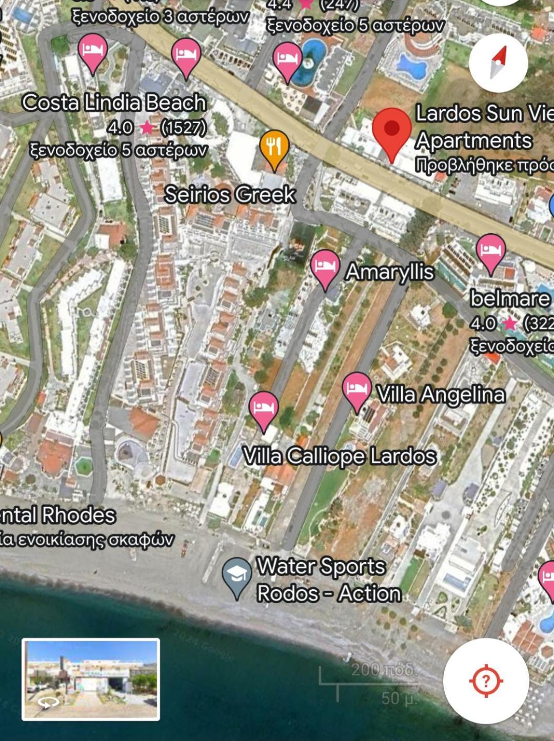 Lardos Sun View Apartments 외부 사진